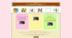 Desktop Screenshot of piccolecucce.it
